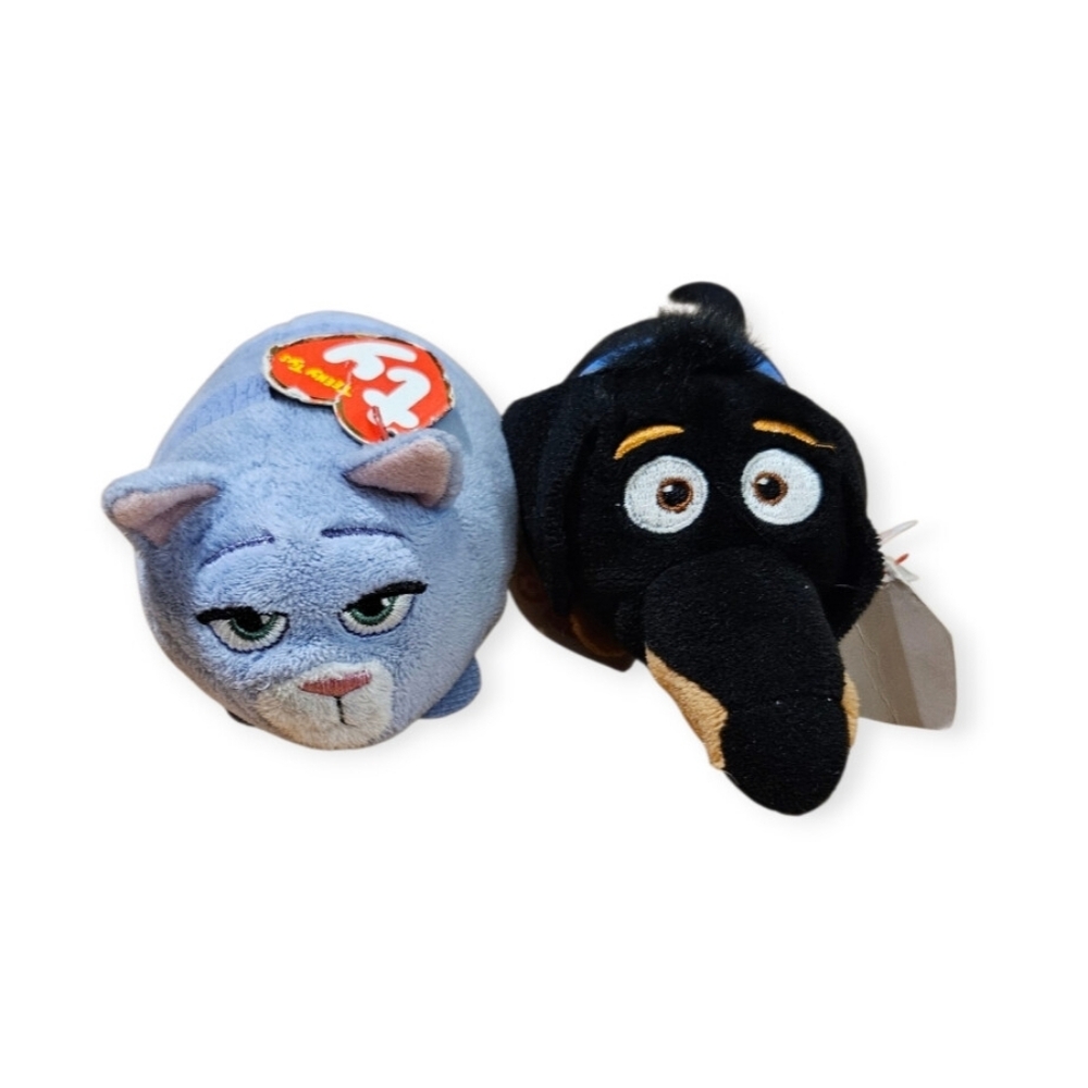 Teeny Tys Stackable The Secret Life Of Pets Chloe & Buddy Mini Plush